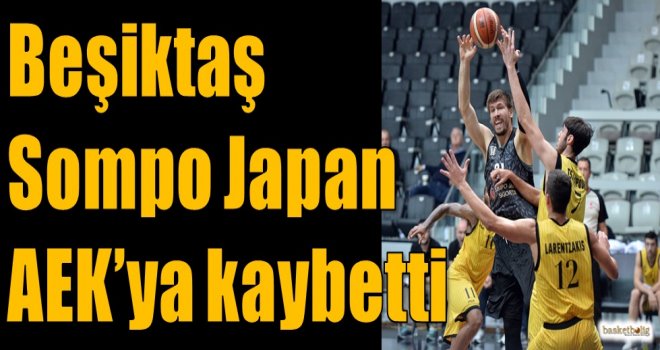 Beşiktaş Sompo Japan, AEK'ya kaybetti
