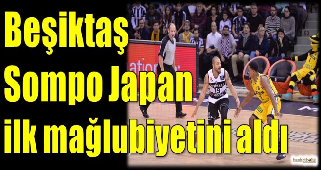 Beşiktaş Sompo Japan ilk mağlubiyetini aldı