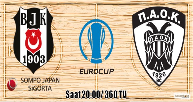 Beşiktaş Sompo Japan, PAOK'u konuk ediyor