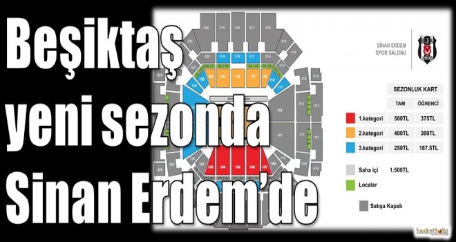 Beşiktaş Sompo Japan Sinan Erdem'de oynayacak