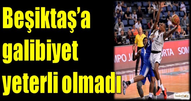Beşiktaş Sompo Japan'a galibiyet yeterli olmadı