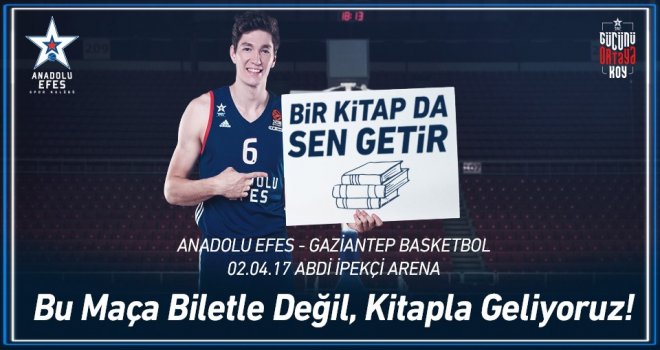 Biletle değil kitapla maça girecekler...