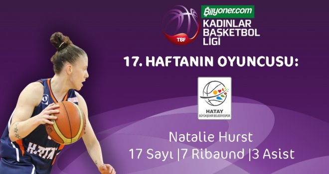 Bilyoner.com KBL?de 17. Haftanın Oyuncusu Natalie Hurst