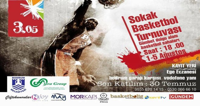 ''Bodrum Sokak Basketbolu Turnuvası'' nda kura günü