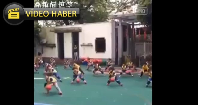 Böyle basketbol antrenmanı görülmedi...