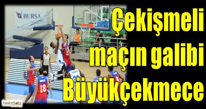Çekişmeli maçın galibi Demir İnşaat Büyükçekmece
