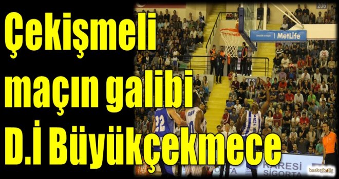 Çekişmeli maçın kazananı Demir İnşaat Büyükçekmece