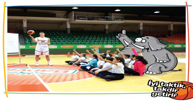 Çocukların düşleri basketbolla buluştu