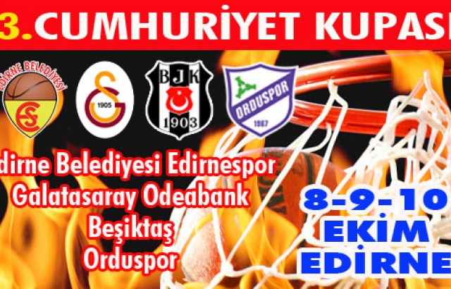 Cumhuriyet Kupası 8 Ekim'de başlıyor