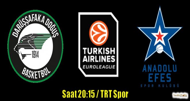 Daçka-Anadolu Efes, Euroleague'de karşı karşıya...