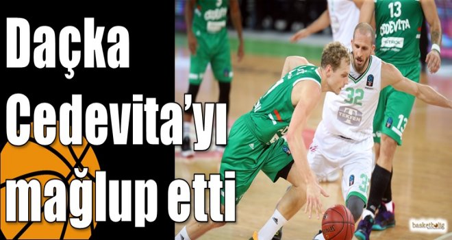 Daçka, Cedevita'yı mağlup etti