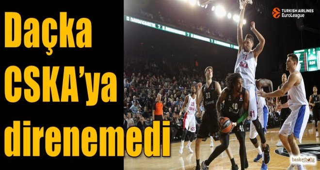 Daçka, CSKA'ya direnemedi