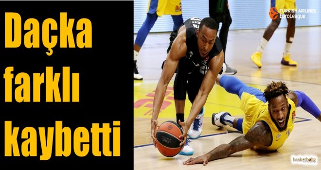 Daçka farklı kaybetti