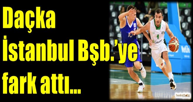 Daçka, İstanbul Büyükşehir'e fark attı...