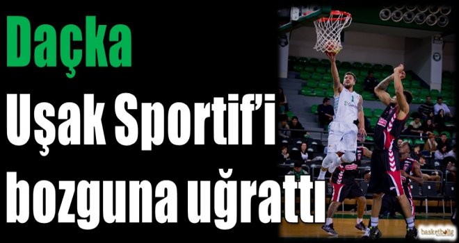 Daçka, Muratbey Uşak Sportif'i bozguna uğrattı