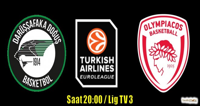 Daçka, Olympiacos'u konuk ediyor