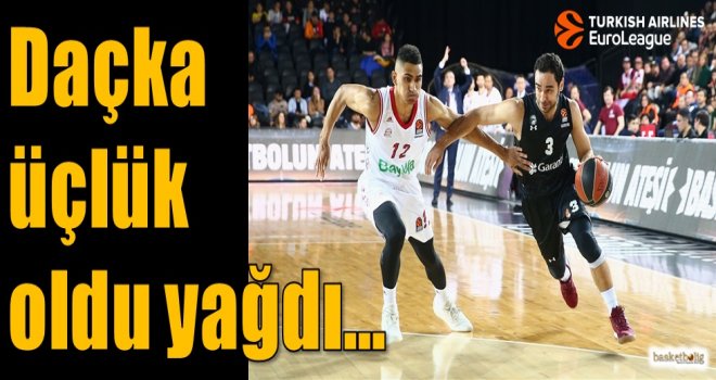 Daçka üçlük oldu yağdı...