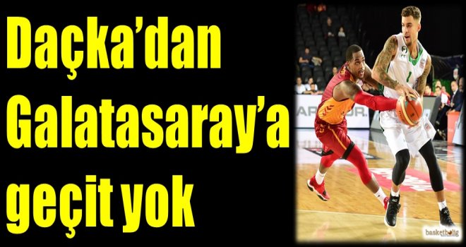 Daçka'dan Galatasaray'a geçit yok