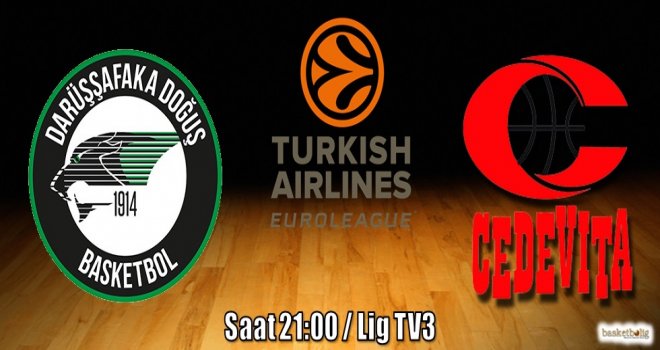 Darüşşafa Doğuş, Cedevita'yı konuk ediyor