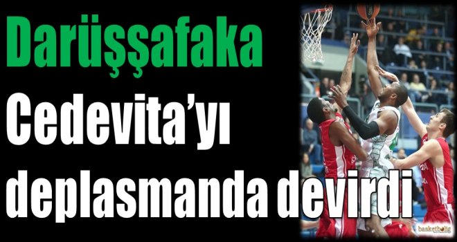 Darüşşafaka Doğuş, Cedevita'yı deplasmanda devirdi