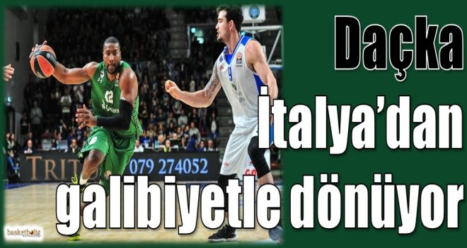 Darüşşafaka Doğuş, İtalya'dan galibiyetle dönüyor