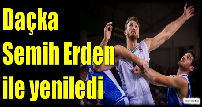 Darüşşafaka Doğuş, Semih Erden ile yeniledi