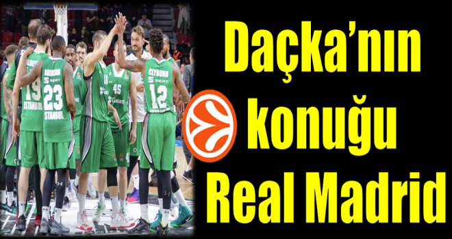 Darüşşafaka Doğuş'un konuğu Real Madrid