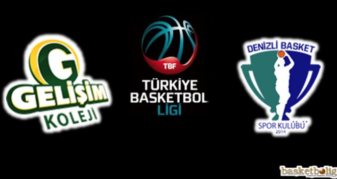 Denizli Basket, Gelişim Koleji'ni son çeyrekte devirdi
