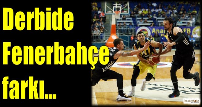 Derbide Fenerbahçe farkı...