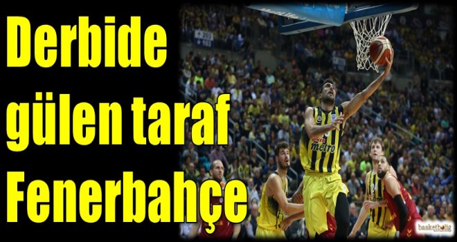 Derbide gülen taraf Fenerbahçe