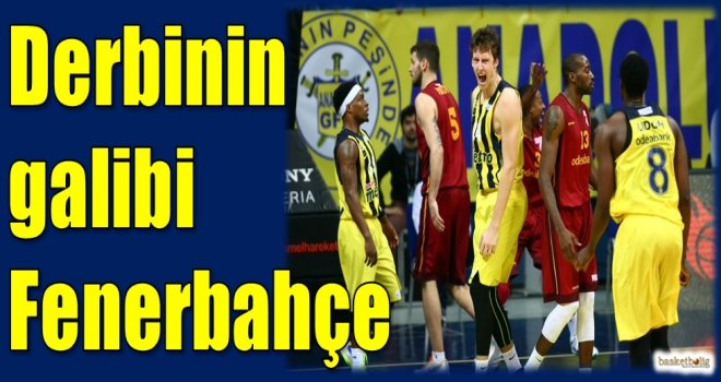 Derbinin galibi Fenerbahçe