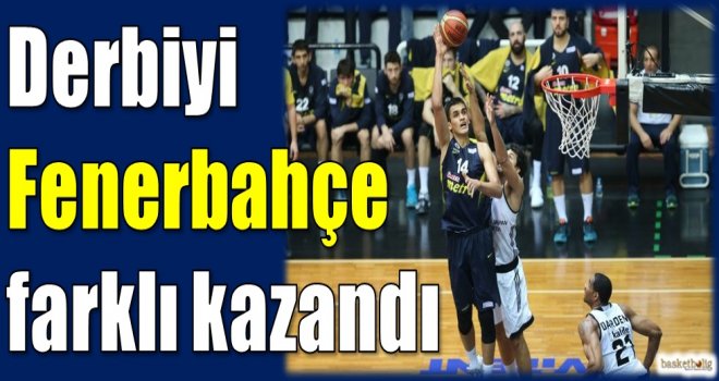 Derbiyi Fenerbahçe farklı kazandı
