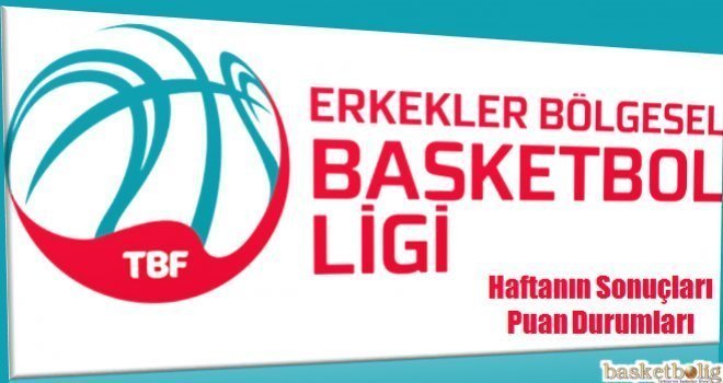 Erkekler Bölgesel Basketbol Ligi'nde Haftanın Sonuçları