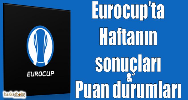 Eurocup 2.haftanın sonuçları ve puan durumları