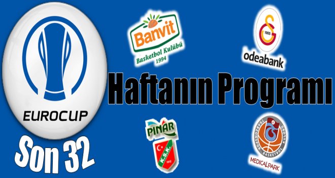 Eurocup'ta Son 32 heyecanı başlıyor...