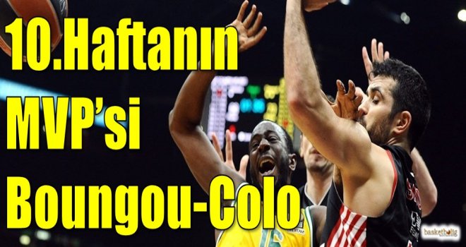 Euroleague'de 10.haftanın MVP'si Boungou-Colo