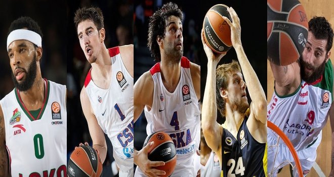 Euroleague'de En İyi 5'ler belirlendi