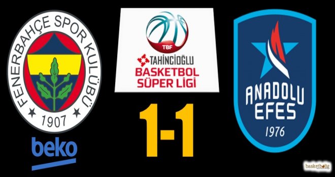 Fenerbahçe Beko-Anadolu Efes serisinde 3.randevu