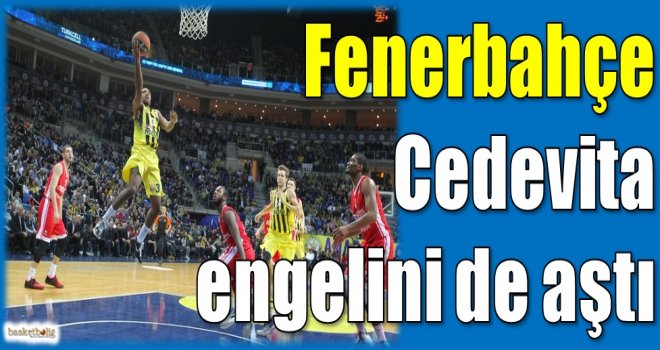 Fenerbahçe, Cedevita engelini de aştı