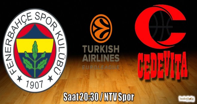 Fenerbahçe, Cedevita'yı konuk ediyor