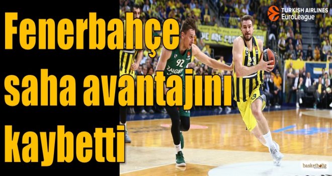 Fenerbahçe saha avantajını kaybetti