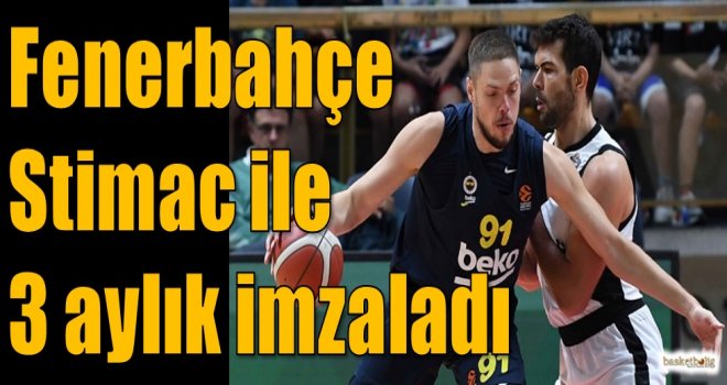 Fenerbahçe, Stimac ile 3 aylık imzaladı