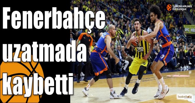Fenerbahçe uzatmada kaybetti