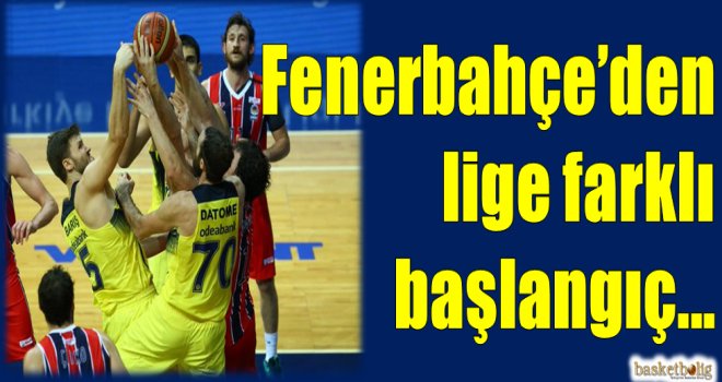 Fenerbahçe'den lige farklı başlangıç