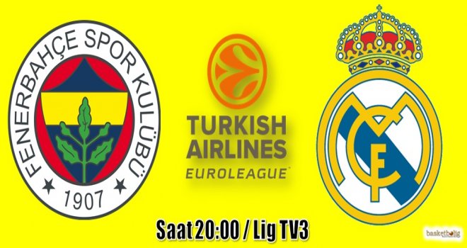 Fenerbahçe'nin konuğu Real Madrid