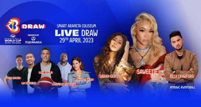 FIBA Basketbol Dünya Kupası 2023?ün kura çekimi Manila?da