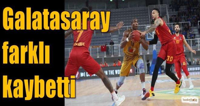 Galatasaray farklı kaybetti