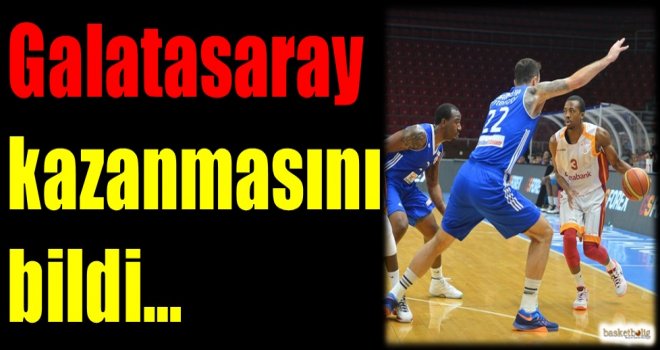 Galatasaray kazanmasını bildi...