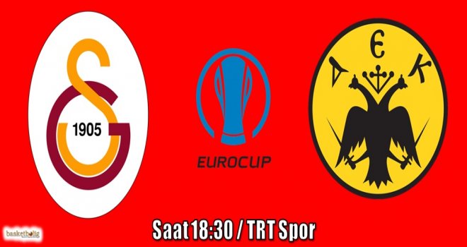 Galatasaray Odeabank, AEK'yı ağırlıyor