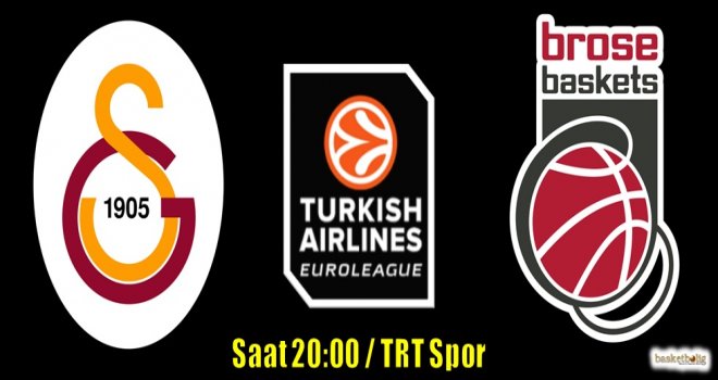Galatasaray Odeabank, Brose Bamberg'i ağırlıyor